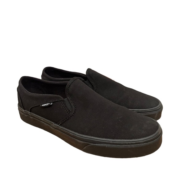 Vans Shoes - Vans Asher Black Slip On Sneakers NWT